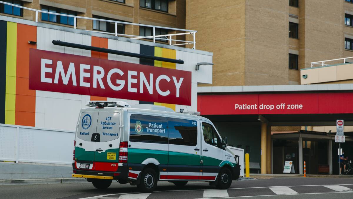 Canberrans face the longest emergency department wait times. Picture: Dion Georgopoulos