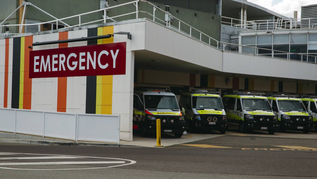 There were more than 35,000 presentations to Canberra's emergency departments in the last months of 2021. Picture: Dion Georgopoulos 