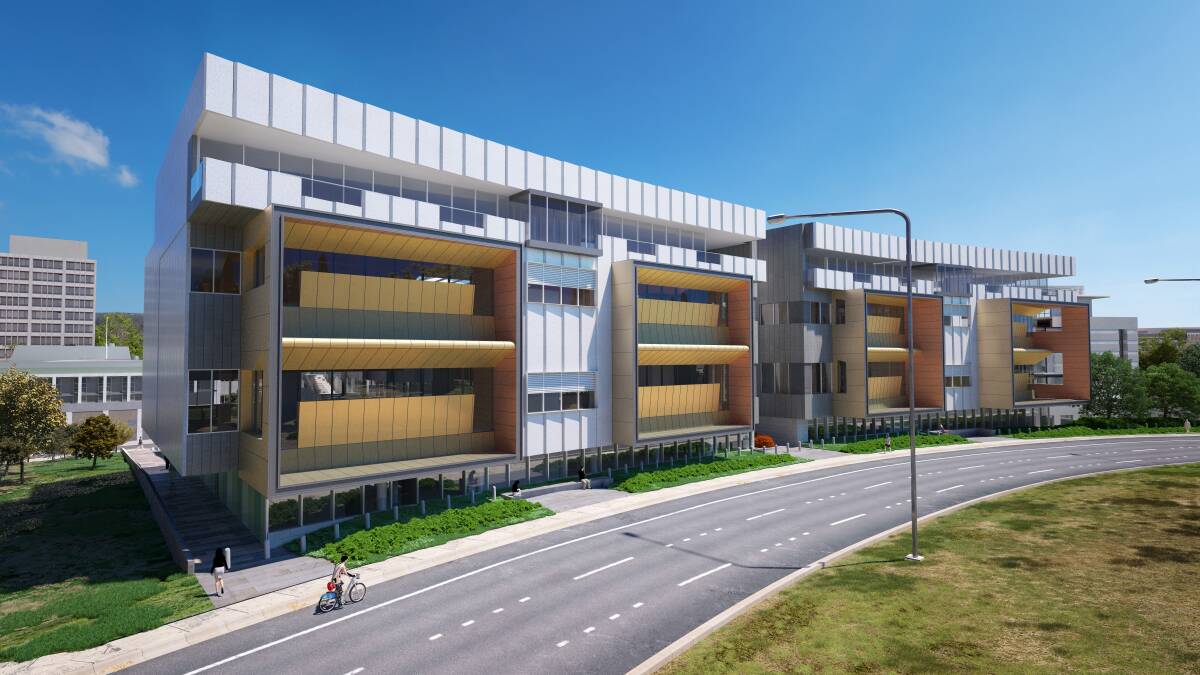 An artist's impression of the new building which was completed in 2020. 