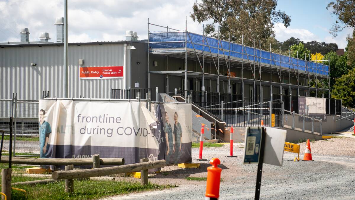 The Garran Surge Centre was built to be a COVID-19 emergency department but was never used for this purpose. Picture by Elesa Kurtz 