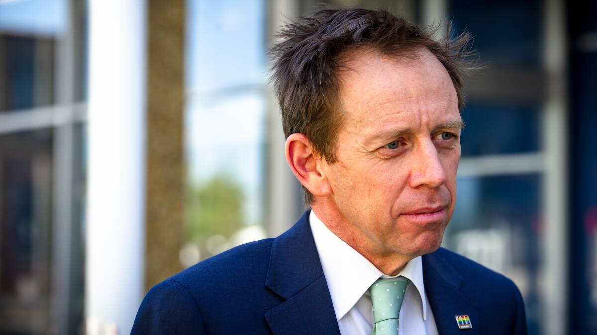 ACT Attorney-General Shane Rattenbury said he would continue to pursue the issue of territory rights with the states. Picture: Elesa Kurtz 