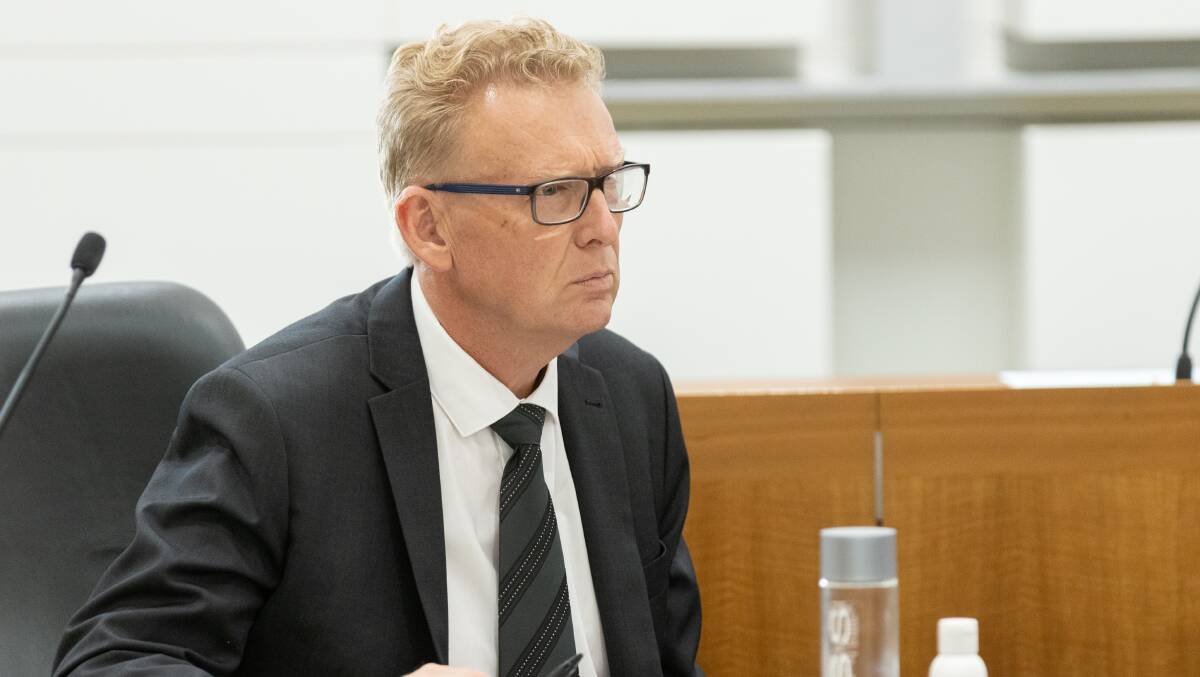 Opposition housing spokesman Mark Parton will move a motion in the Assembly calling on party leaders to condemn federal Finance Minister Katy Gallagher over comments made about the ACT's historic housing debt. Picture by Sitthixay Ditthavong
