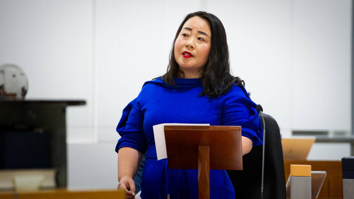 ACT opposition leader Elizabeth Lee will move a motion calling on a select committee to look at the government's COVID response. Picture: Elesa Kurtz 
