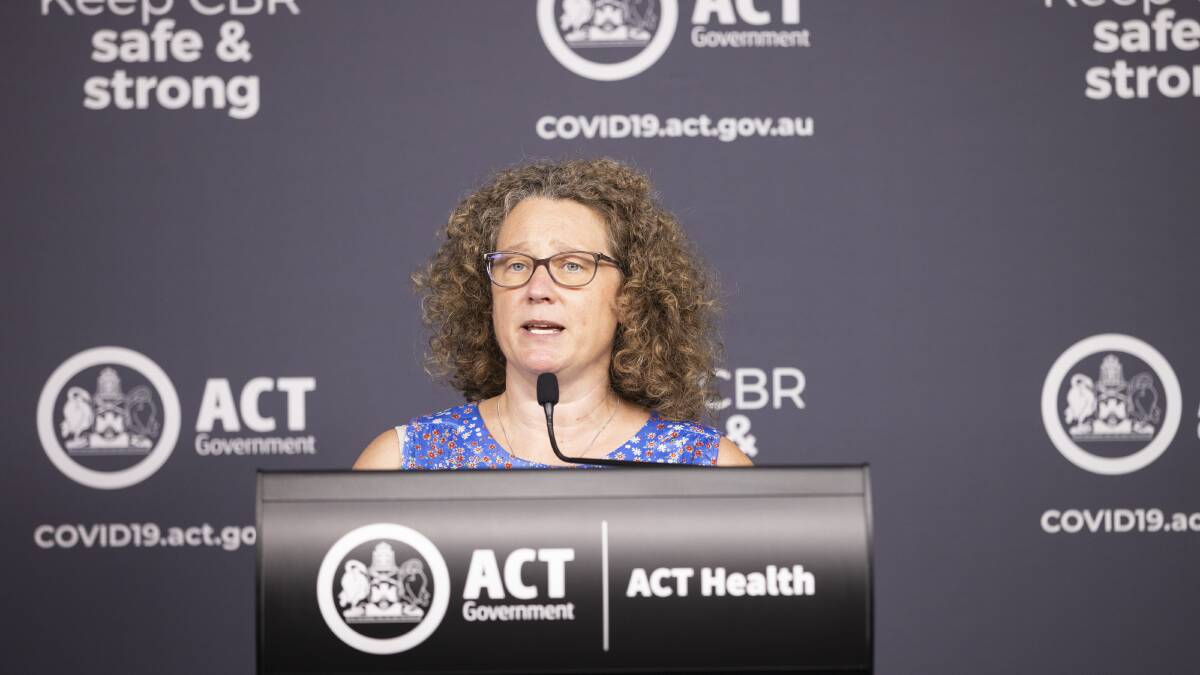 ACT chief health officer Kerryn Coleman. Picture by Keegan Carroll 
