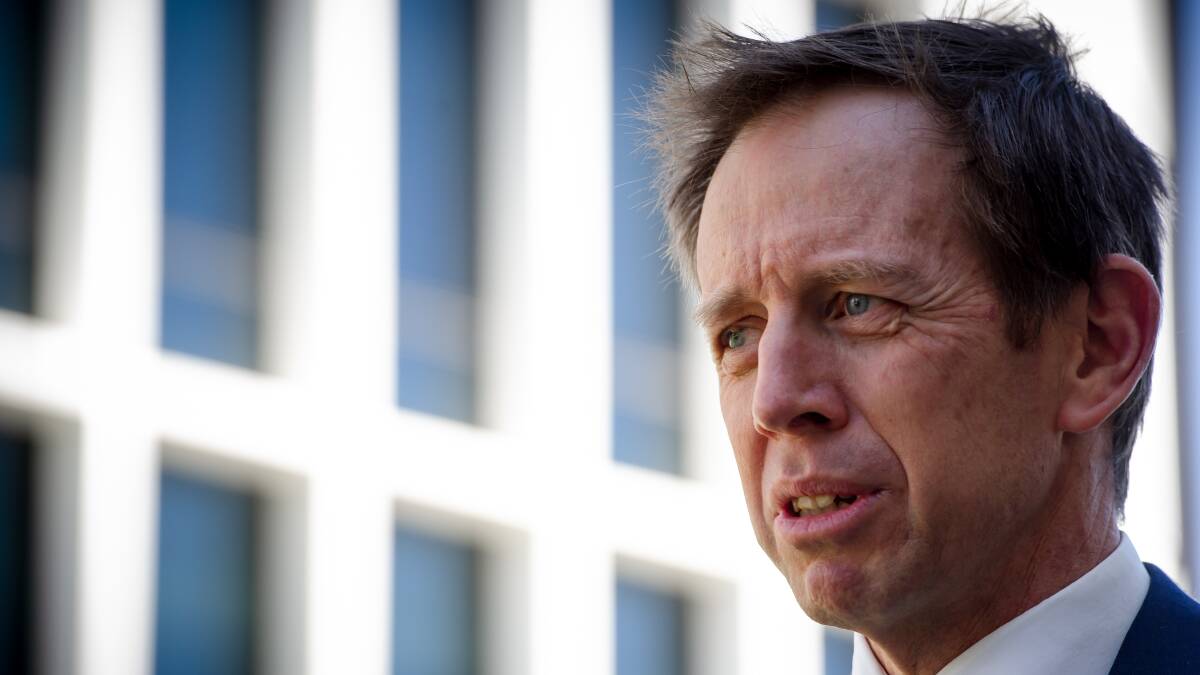 ACT Attorney-General Shane Rattenbury said the review did not deter the government from raising the age of criminal responsibility. Picture: Elesa Kurtz 