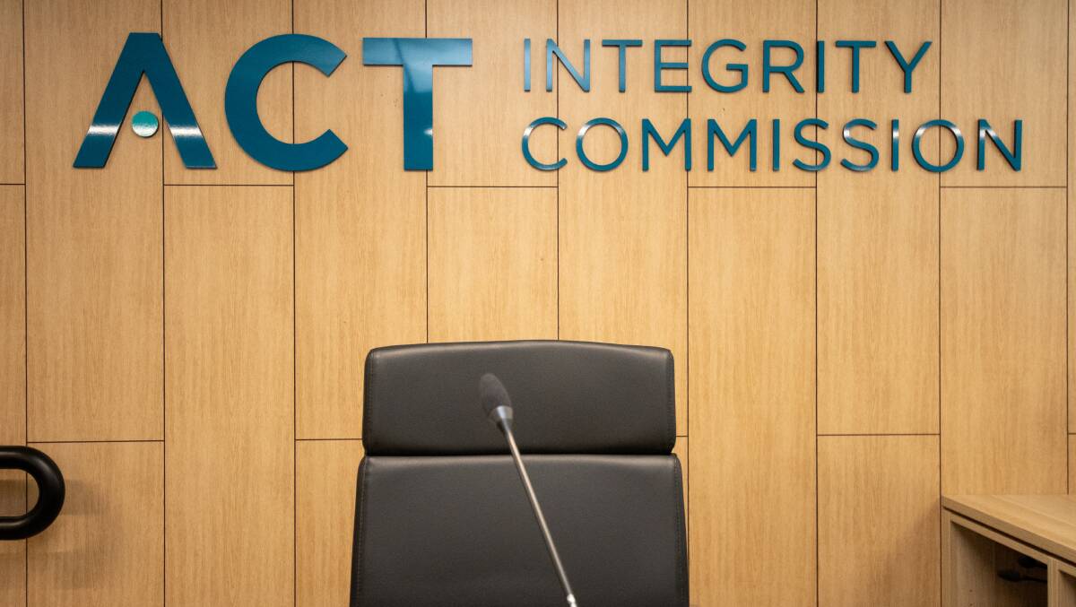 There has been a special investigation into dismissed reports by the ACT Integrity Commission. Picture by Sitthixay Ditthavong 