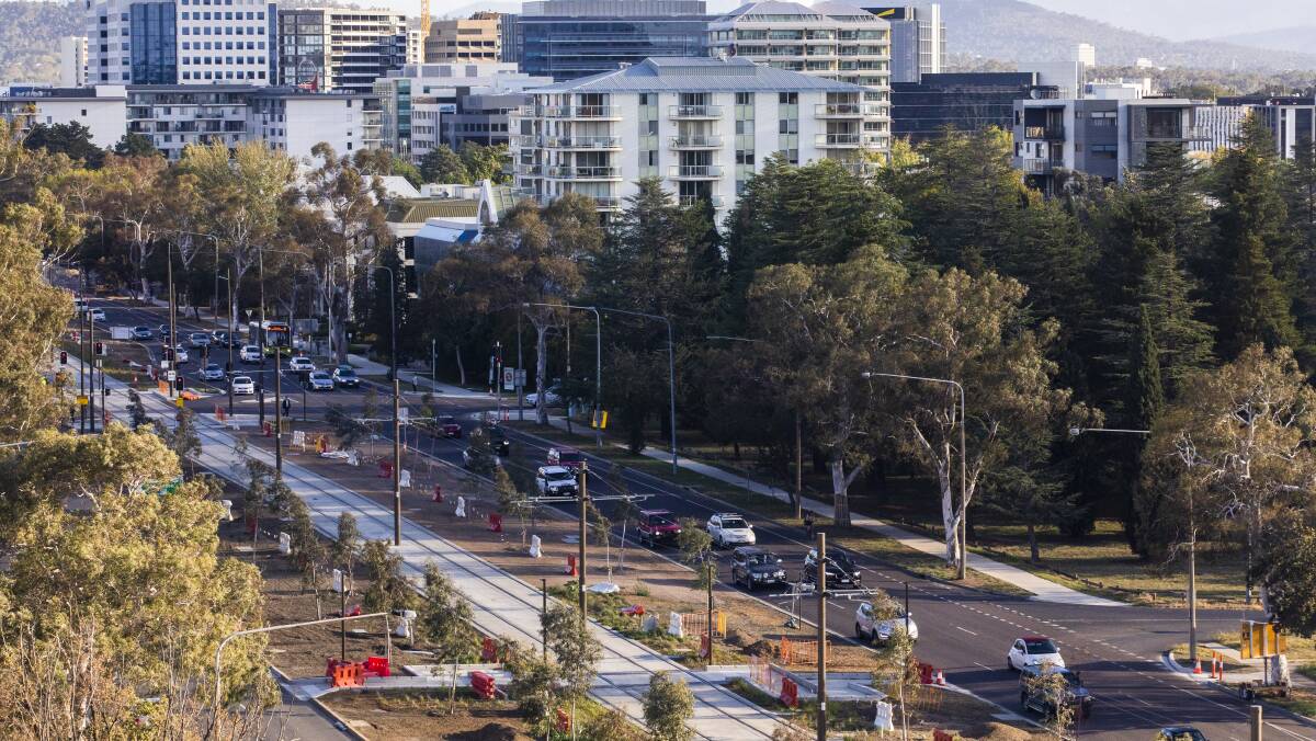 A territory plan variation for Northbourne Avenue has been approved. Picture: Jamila Toderas 