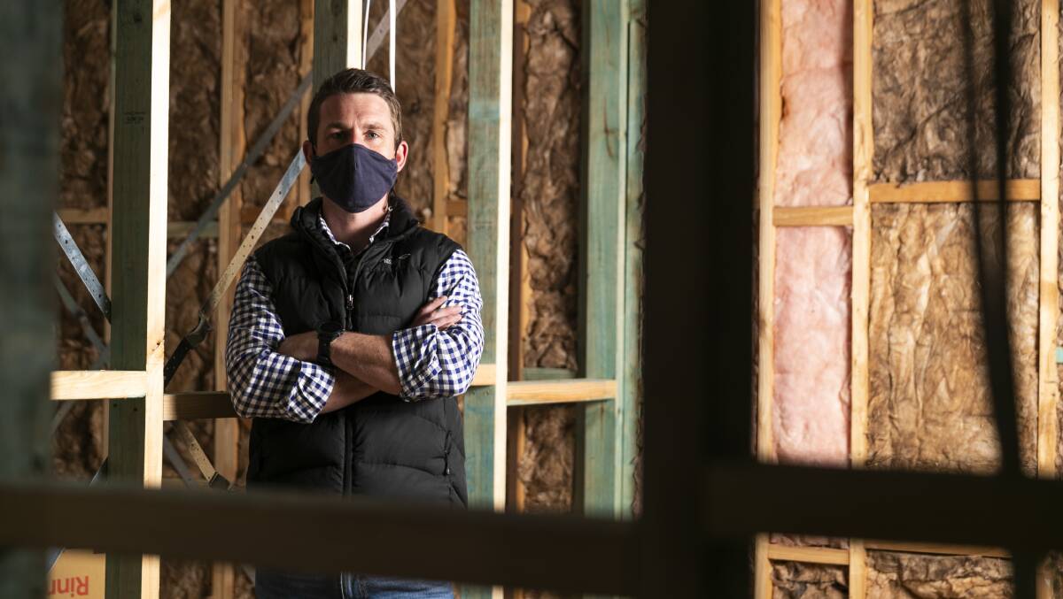 Mark Gillett is a builder who said many of his clients are living in uncomfortable circumstances. Picture: Keegan Carroll 