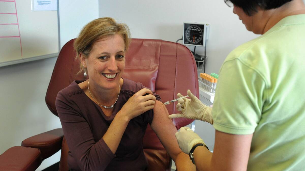 Health Minister Katy Gallagher brought forward a submission to the ACT's cabinet in 2010 to review the chief health officer's powers in a pandemic. Picture: Richard Briggs 