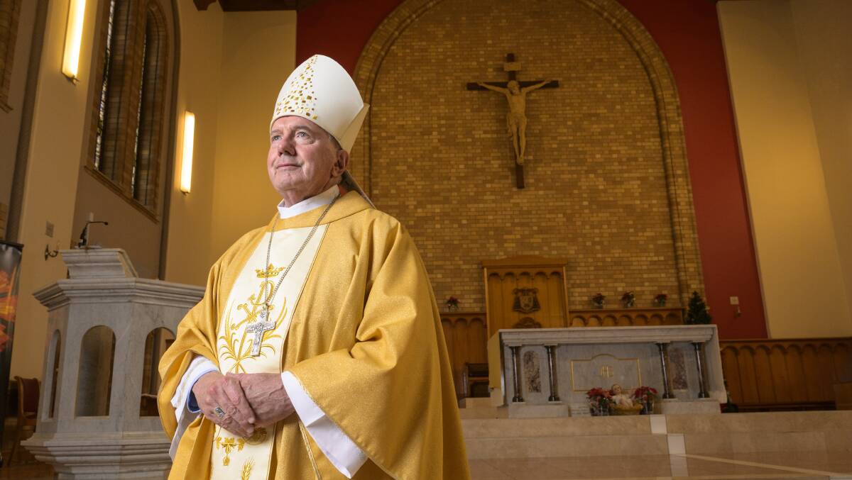 Catholic Archbishop of Canberra and Goulburn Archbishop Christopher Prowse will appear at a hearing into the ACT's voluntary assisted dying bill. Picture by Keegan Carroll 