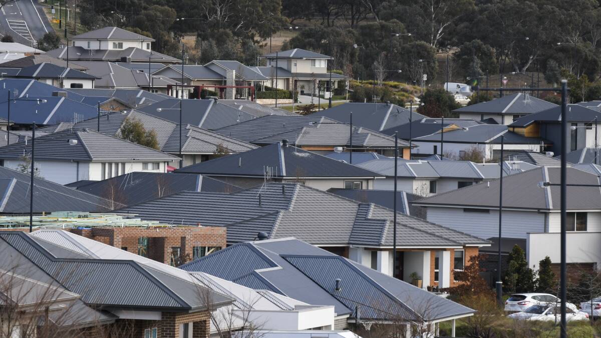 The ACT's budget settings have contributed to pricing people on lower incomes out of the housing market, an analysis has found. Picture: Dion Georgopoulos