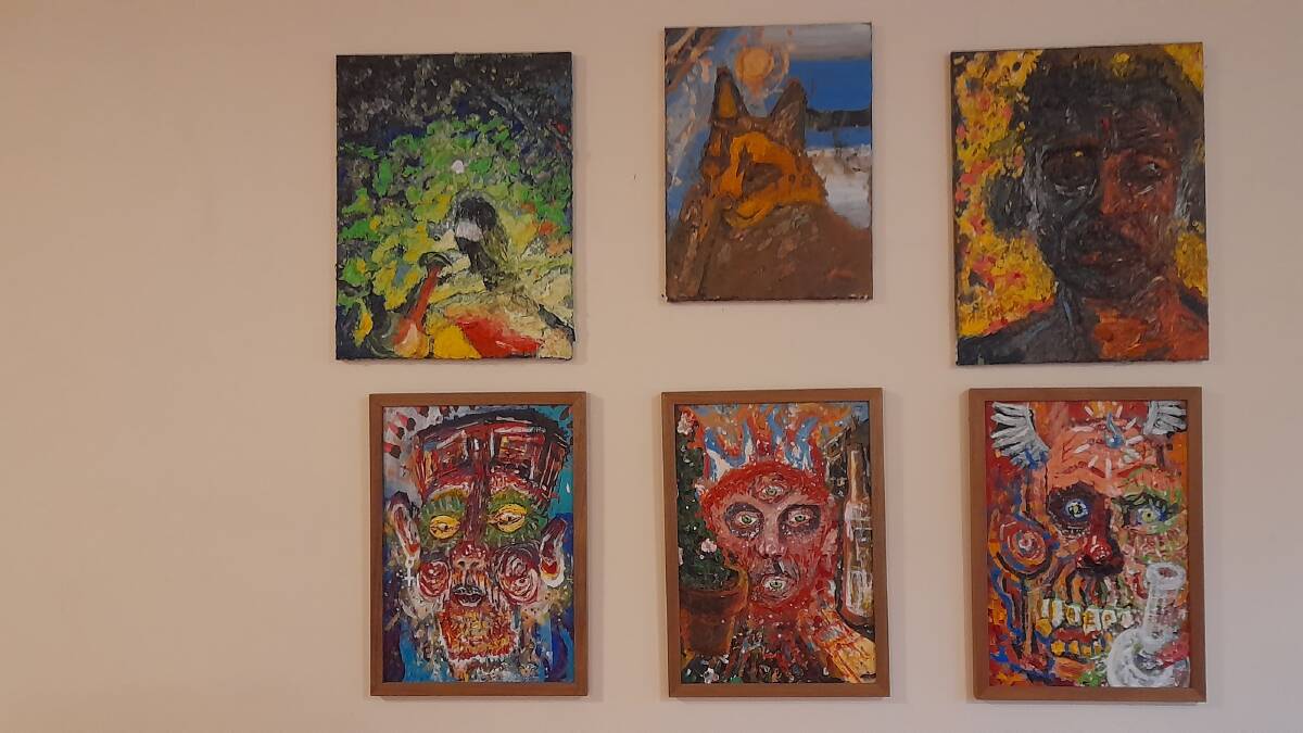 Ravi was a talented artist and his paintings adorn the walls of his parents' home. Picture supplied 
