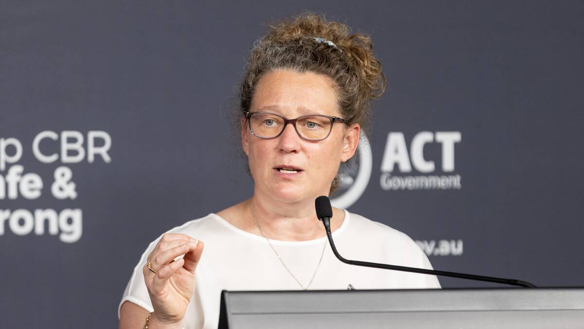 ACT chief health officer Dr Kerryn Coleman. Picture: Sitthixay Ditthavong