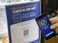 The Check In CBR app is no longer mandatory. Picture: Sitthixay Ditthavong 