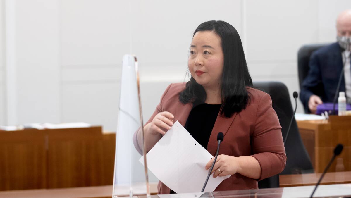 ACT Opposition Leader Elizabeth Lee will move a motion in the Legislative Assembly on Wednesday afternoon calling for paid miscarriage leave. Picture: Sitthixay Ditthavong 