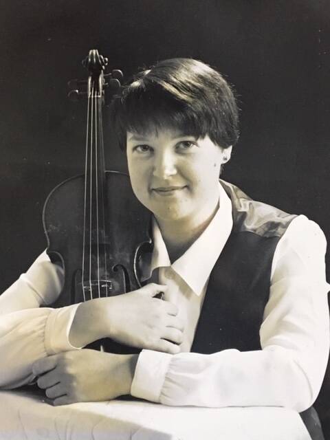 Georgie Burg was a talented violinist. Picture supplied 