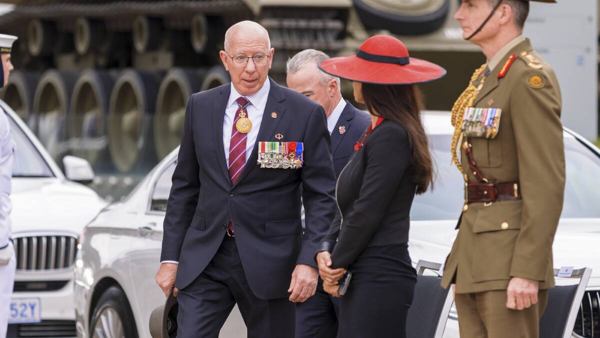 The role of Governor-General David Hurley should not be forgotten when the histories of the Secret Ministries are written. Picture by Keegan Carroll