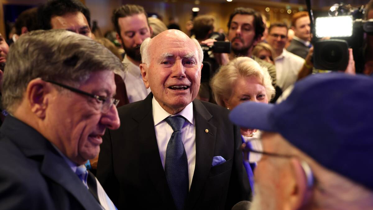 John Howard is used regularly at Liberal Party events. Picture Getty Images