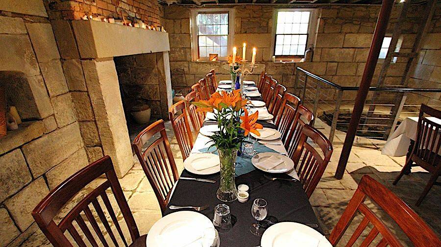 The Fitzroy Inn's cavernous basement is a great spot for a special dinner. Picture: Fitzroy Inn
