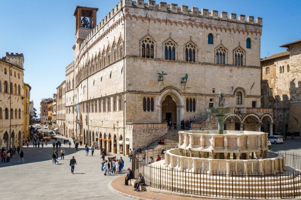 The historic centre of Perugia, the capital of Italy's Umbria region. Picture: Michael Turtle