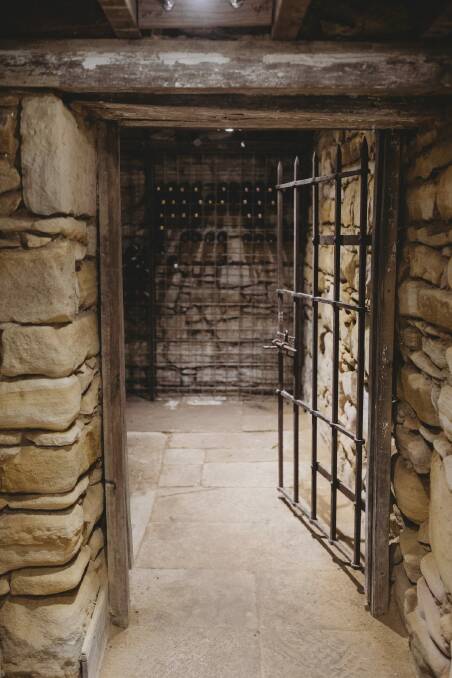 The cell/cellar in the Fitzroy Inn basement. Picture: Fitzroy Inn