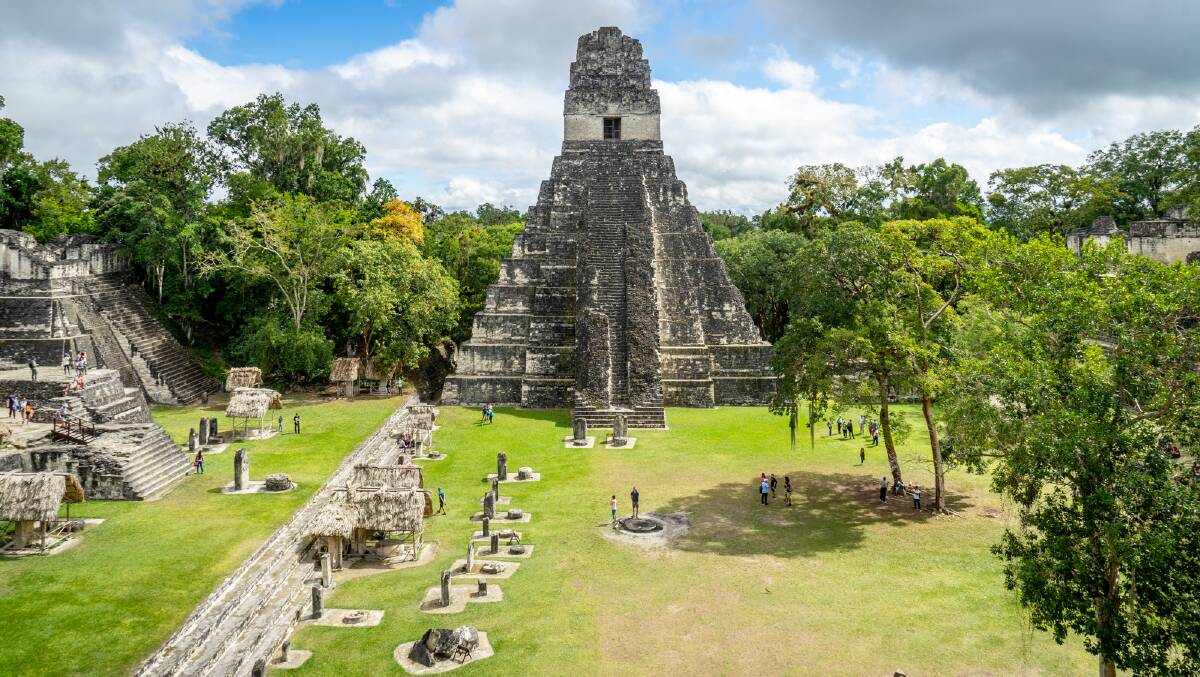 The ancient city of Tikal in Guatemala was one of the largest of the Mayan Empire. Picture: Michael Turtle