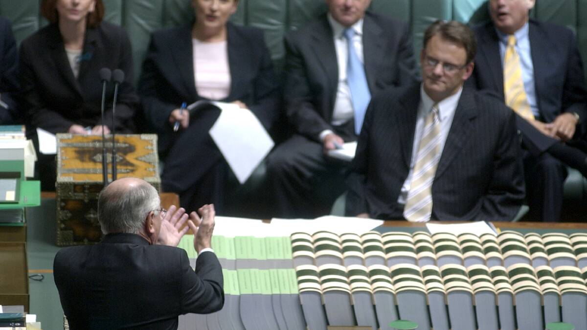 John Howard used the fact the voting public knew very little about Mark Latham to his advantage in the 2004 election. Picture: Getty Images