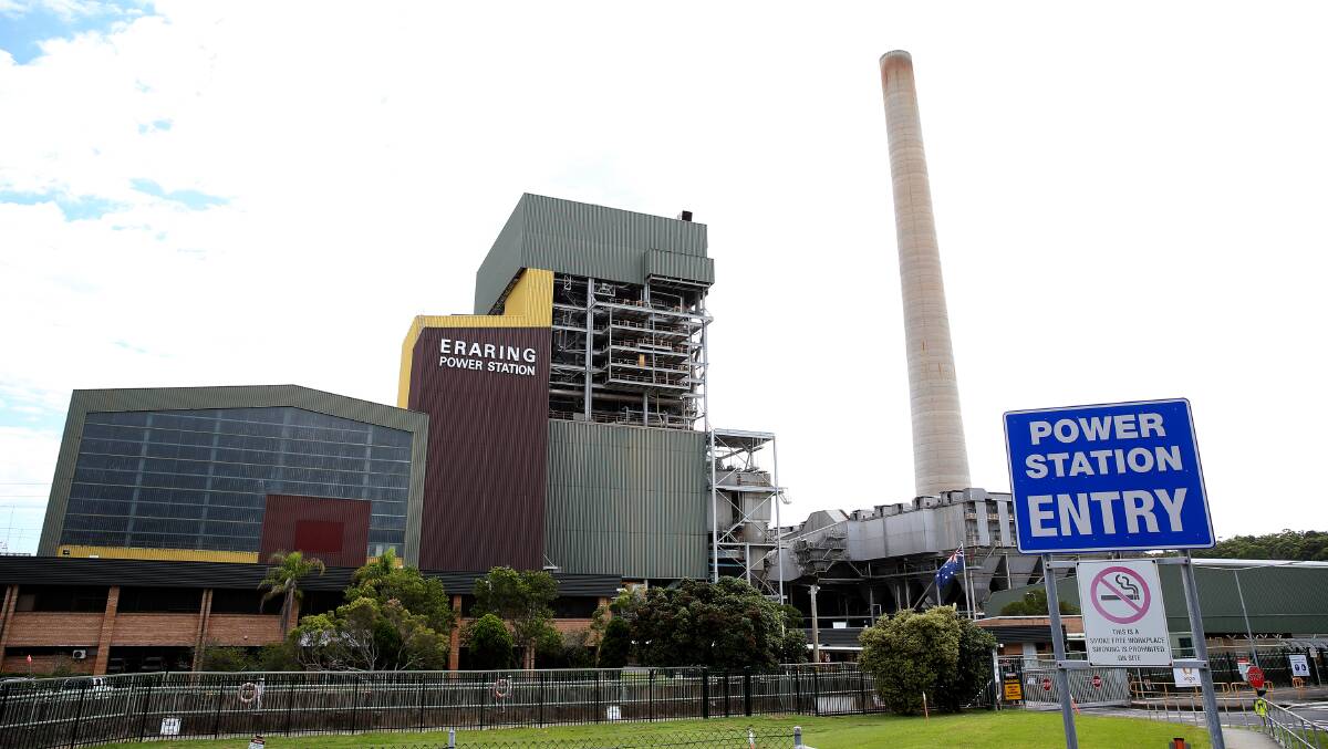 Eraring Power Station at Lake Macquarie will close five years earlier than expected. Picture Peter Lorimer 