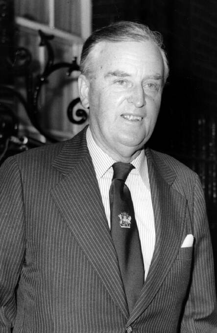 Joh Bjelke-Petersen in 1980 ahead of a visit to Downing Street. His Queensland government was plagued with corruption. Picture: Getty Images