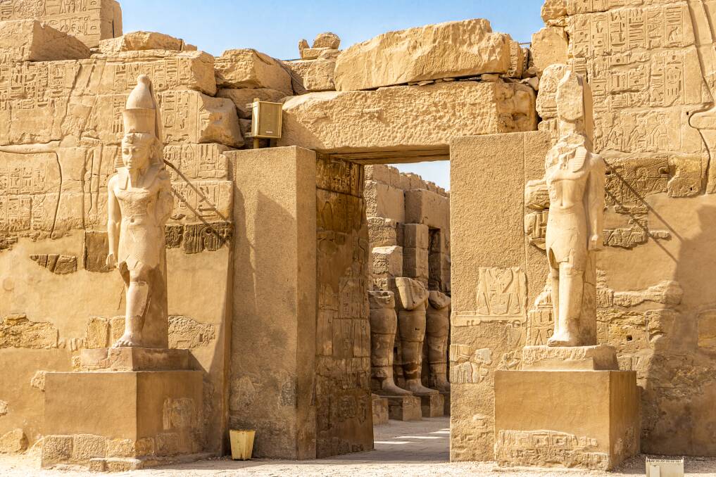 The expansive Karnak Temple at Luxor in Egypt. Picture: Michael Turtle