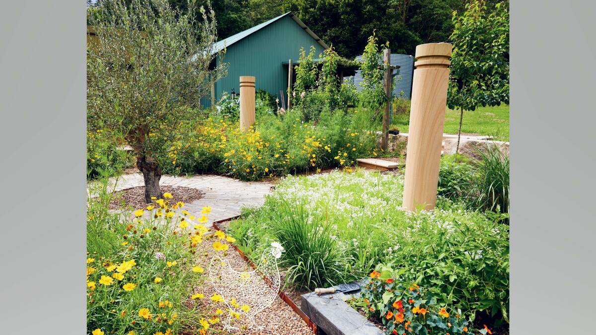 A stylish garden from Charlie Albone's Garden of your Dreams. Picture: Cath Muscat