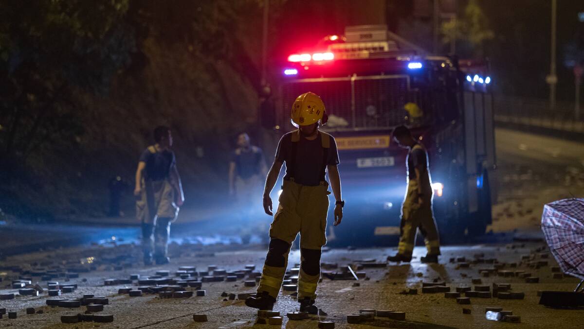Violence in Hong Kong is escalating. Picture: Getty Images