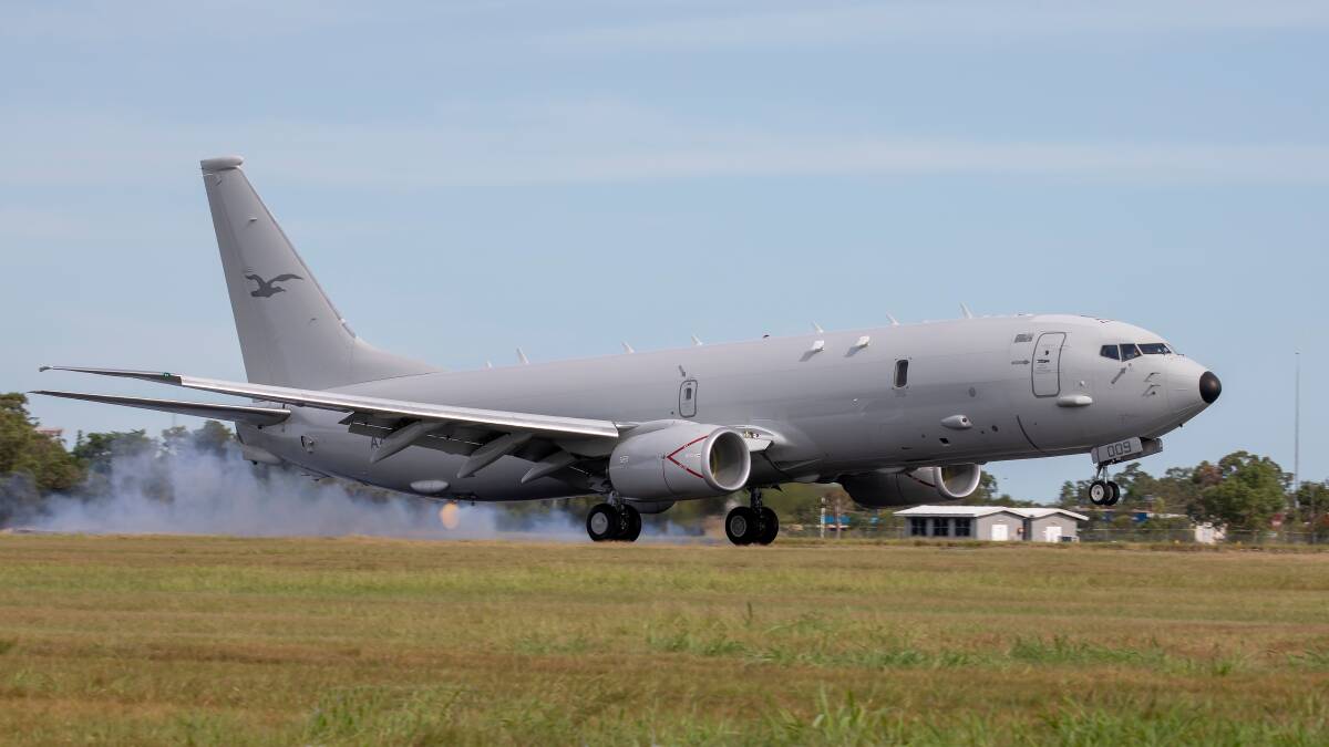 The airfield on the Cocos Islands must be upgraded to make it fit for operations by Boeing P-8A Poseidon, pictured. PicturesDepartment of Defence