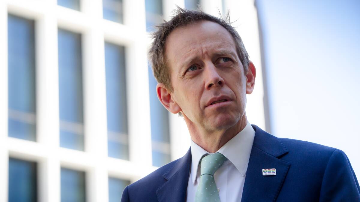 ACT Gaming Minister Shane Rattenbury. Clubs will be offered money from the ACT government to reduce the number of pokie machines in Canberra. Picture: Elesa Kurtz