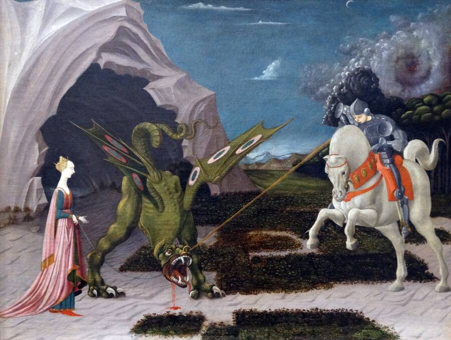'Saint George and the Dragon' by Paolo Uccello. Picture: Getty Images