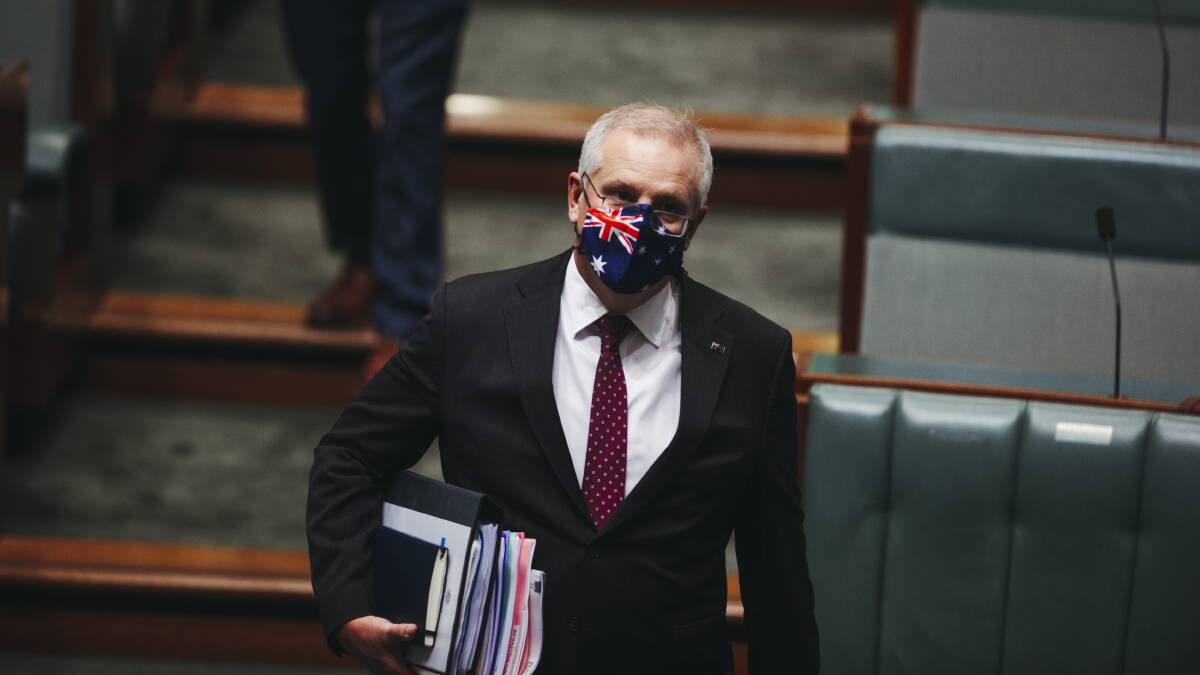 Scott Morrison has always resisted lockdowns and border closures. Picture: Dion Georgopoulos