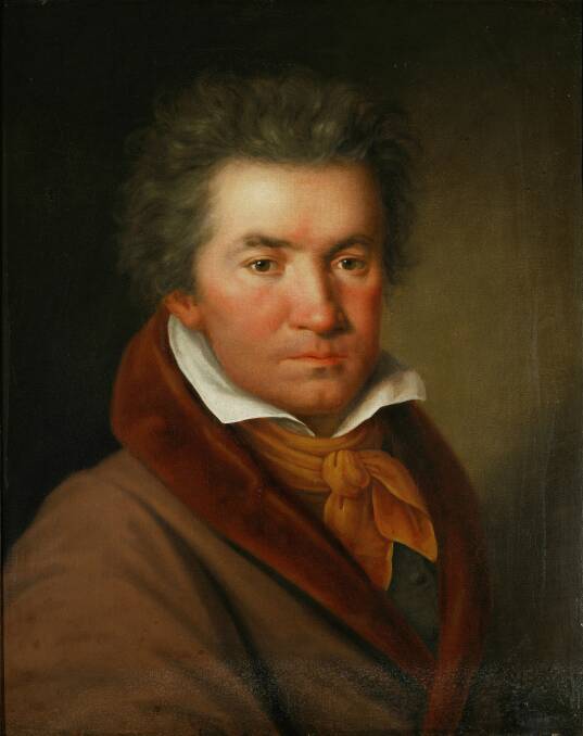 German composer Ludwig van Beethoven (1770 - 1827). Painting by Joseph Willibrord Mhler, oil on canvas, 1815. Picture: Getty Images