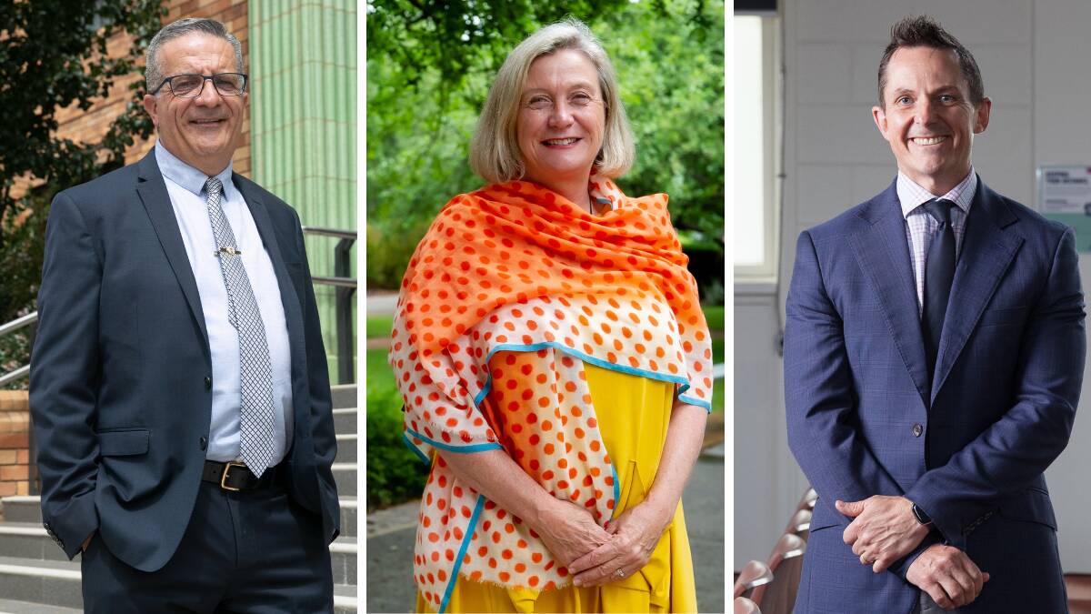 Canberra principals Joe Zavona, Anna Masters and Craig Edwards. Pictures by Sitthixay Ditthavong, Elesa Kurtz, Keegan Carroll