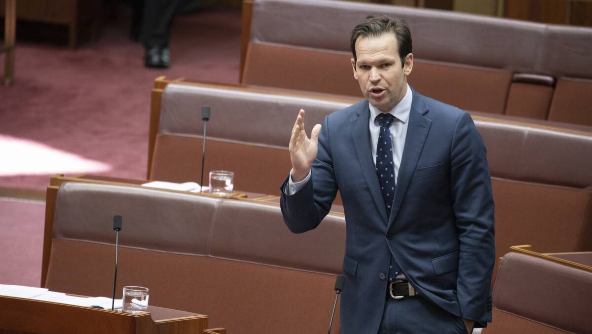 Nationals senator Matt Canavan is one of the party's strongest critics of climate targets. Picture: Sitthixay Ditthavong