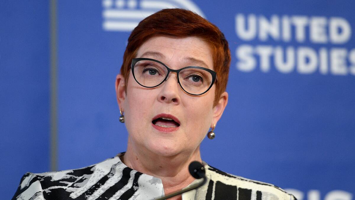 Surely not Minister for Women Marise Payne? Picture: AAP