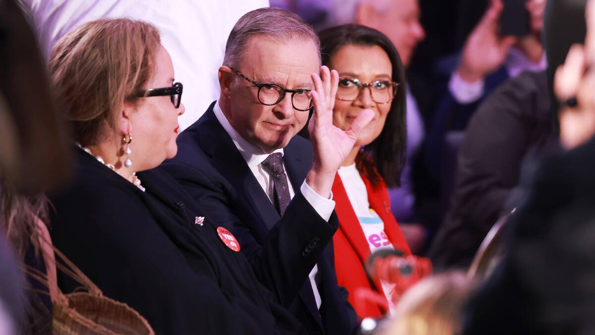 Anthony Albanese still has his work to do if the Voice referendum is to win. Picture Getty Images