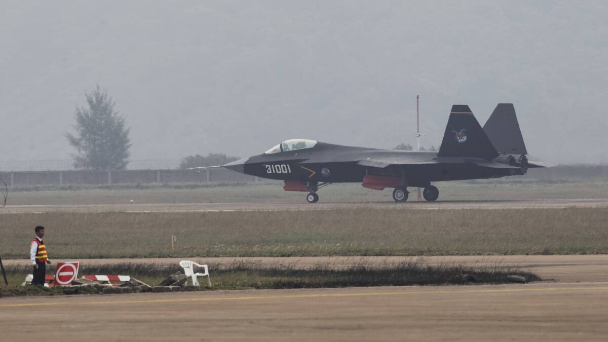 China's J-31 stealth fighter is strikingly similar to the F-35 Joint Strike Fighter. Picture: Shutterstock