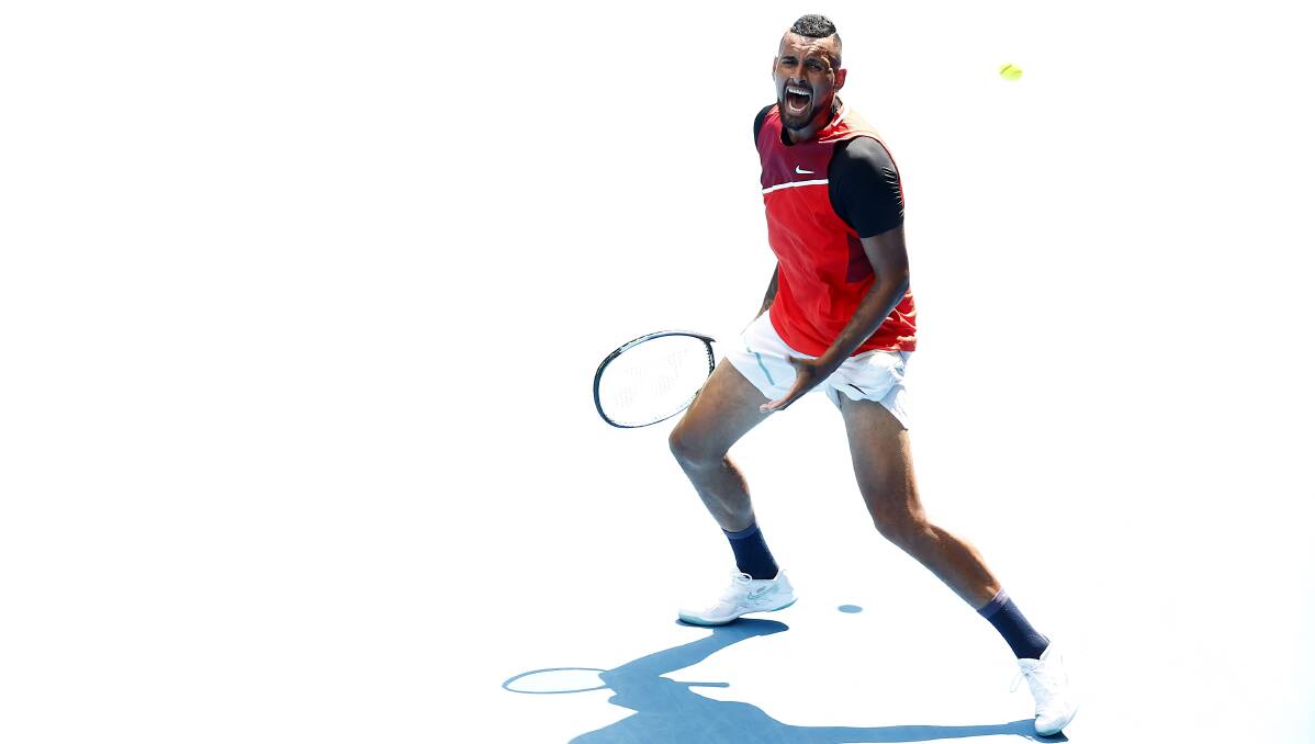 If only Nick Kyrgios could take his tennis talents seriously. Picture: Getty Images