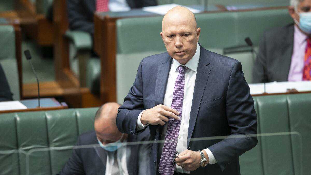 Could Peter Dutton do a better job of leading the Liberal Party? Picture: Keegan Carroll