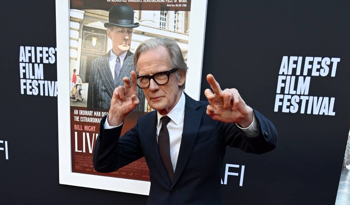 Bill Nighy at the premiere of Living in 2022. Picture Getty Images