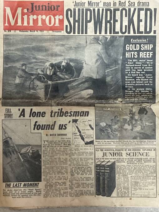 Junior Mirror Man in Red Sea Drama: David Bowmans account of his ill-fated quest for gold in 1955.