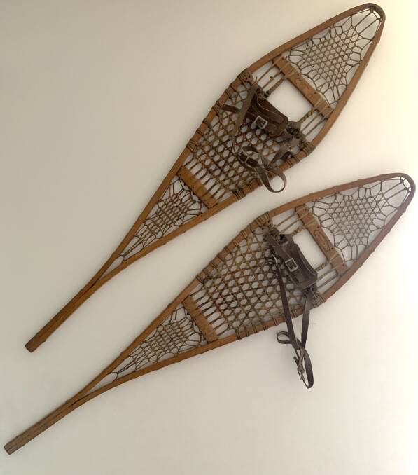 Antique snowshoes. Picture: Tim the Yowie Man