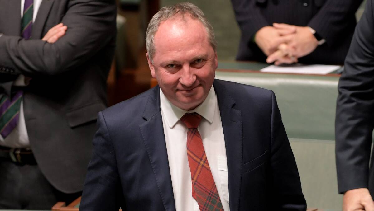 Barnaby Joyce will make a play for the National Party leadership on Tuesday morning. Picture: Getty Images