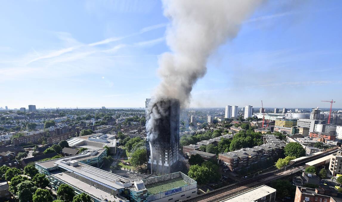 The audit was sparked by London's Grenfell Tower deadly fire. Picture: Getty Images