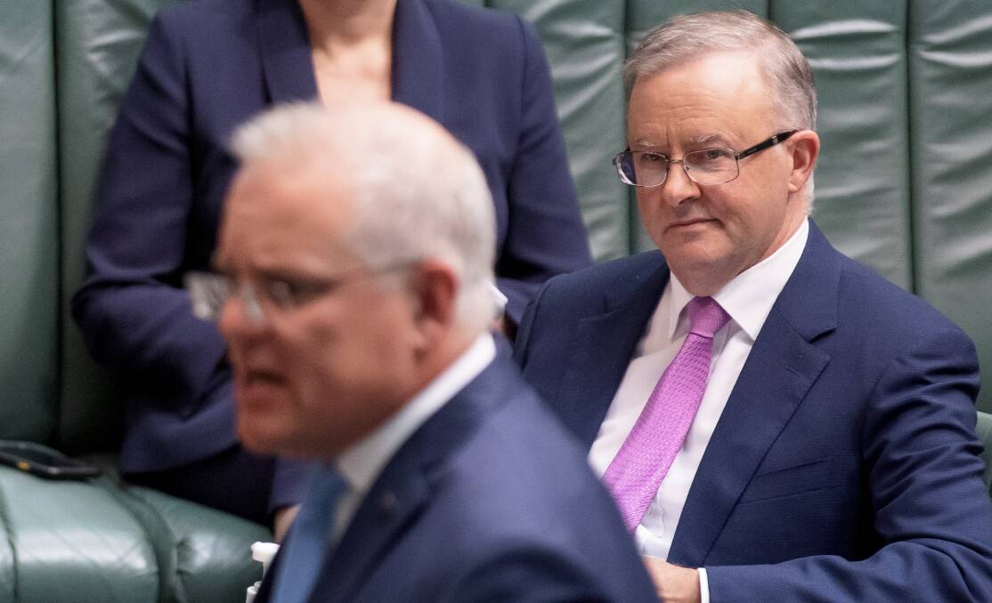 Scott Morrison and Anthony Albanese are in full election mode. Picture: Sitthixay Ditthavong